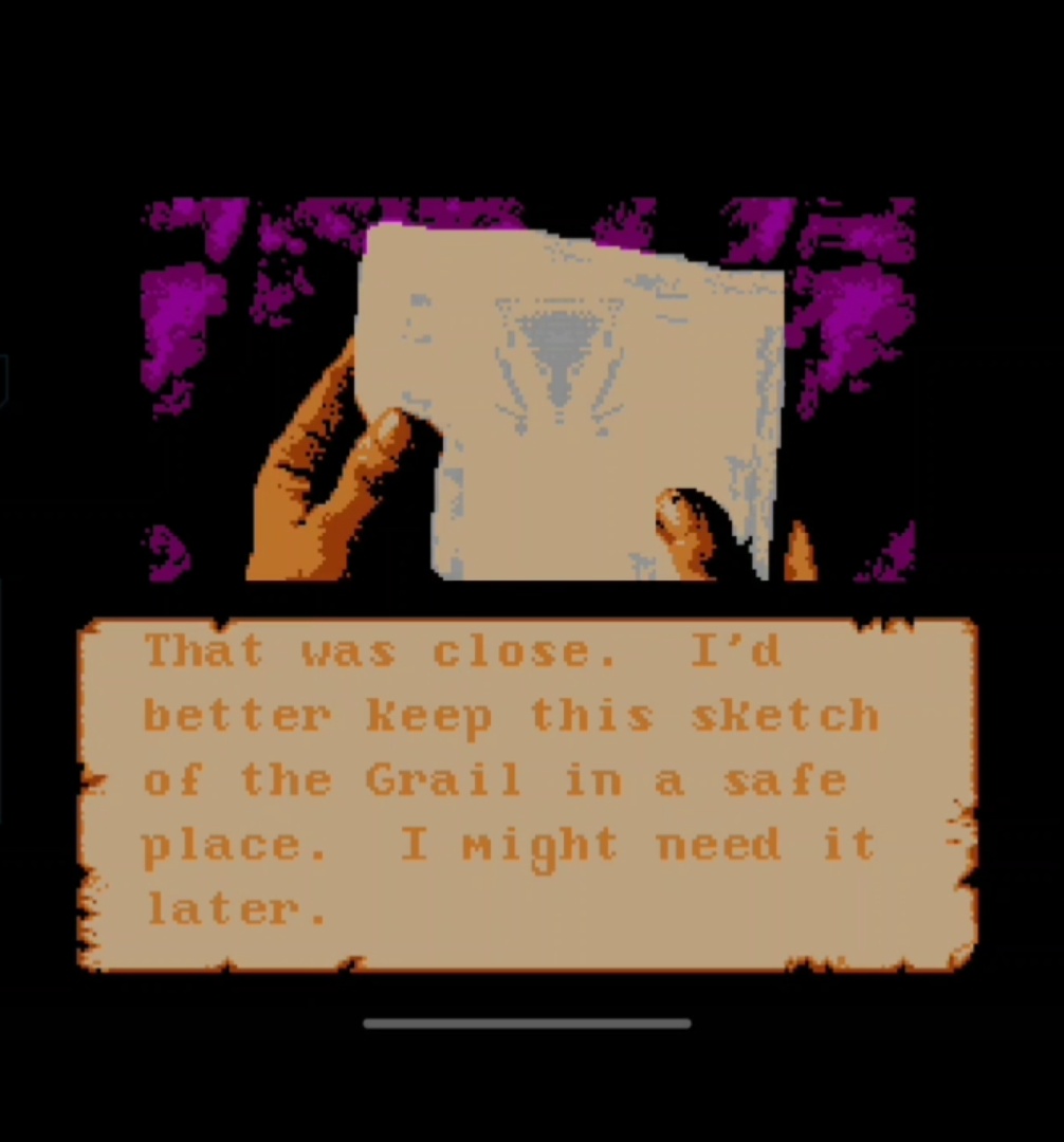 Схема Грааля неполная. Игра NES Индиана Джонс