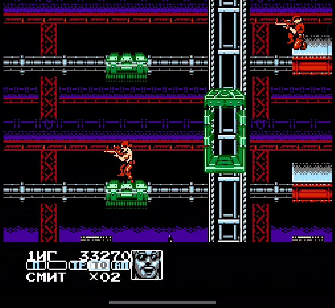 Третий уровень игры Контра Форс