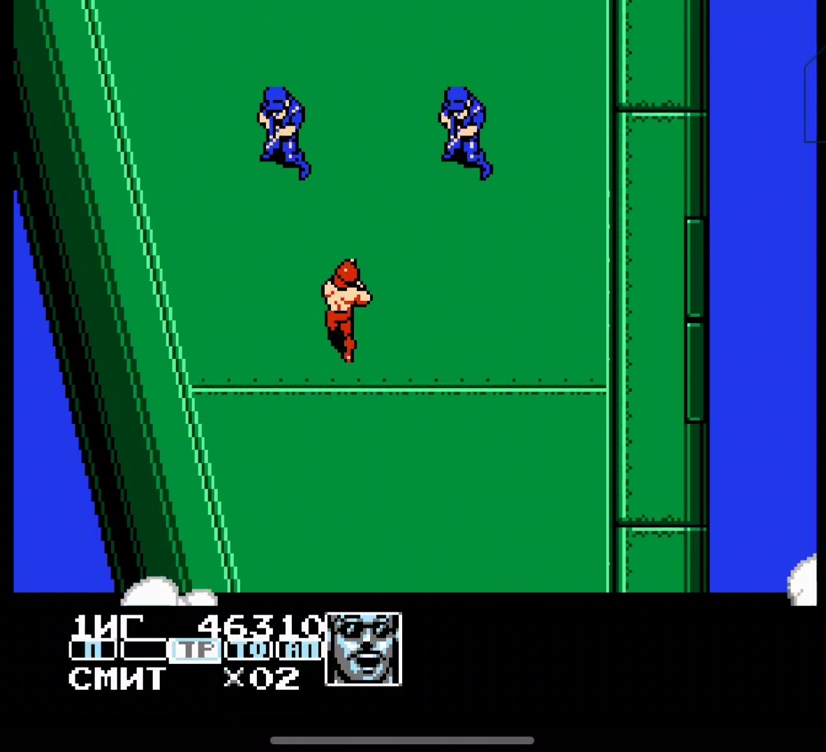 А это четвёртый уровень игры Конта Форс. Самый сложный