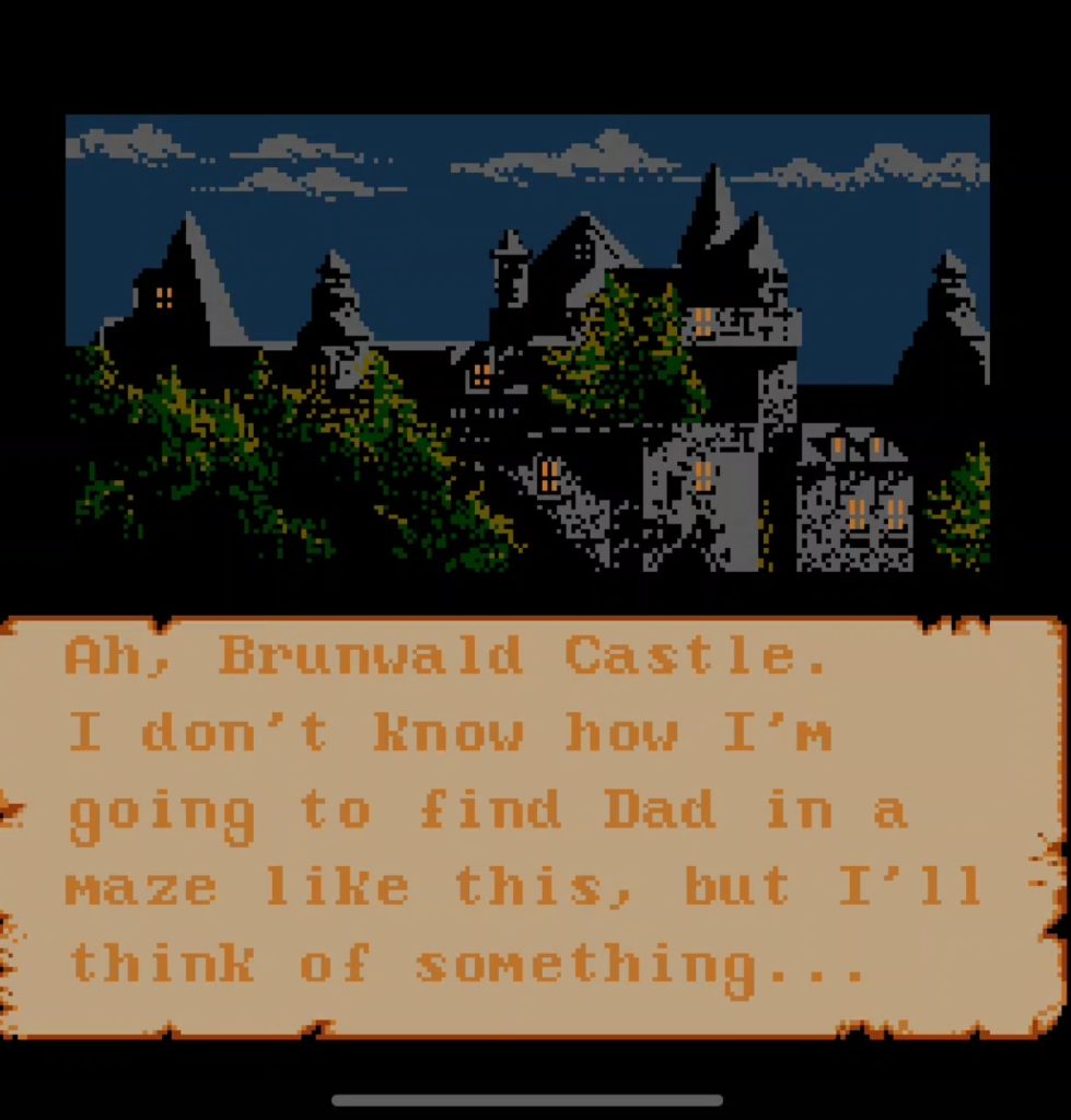 Скриншот игры: Индиана Джонс собирается войти в замок