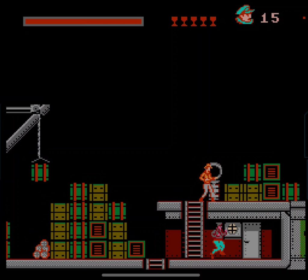 Скриншот уровня на корабле