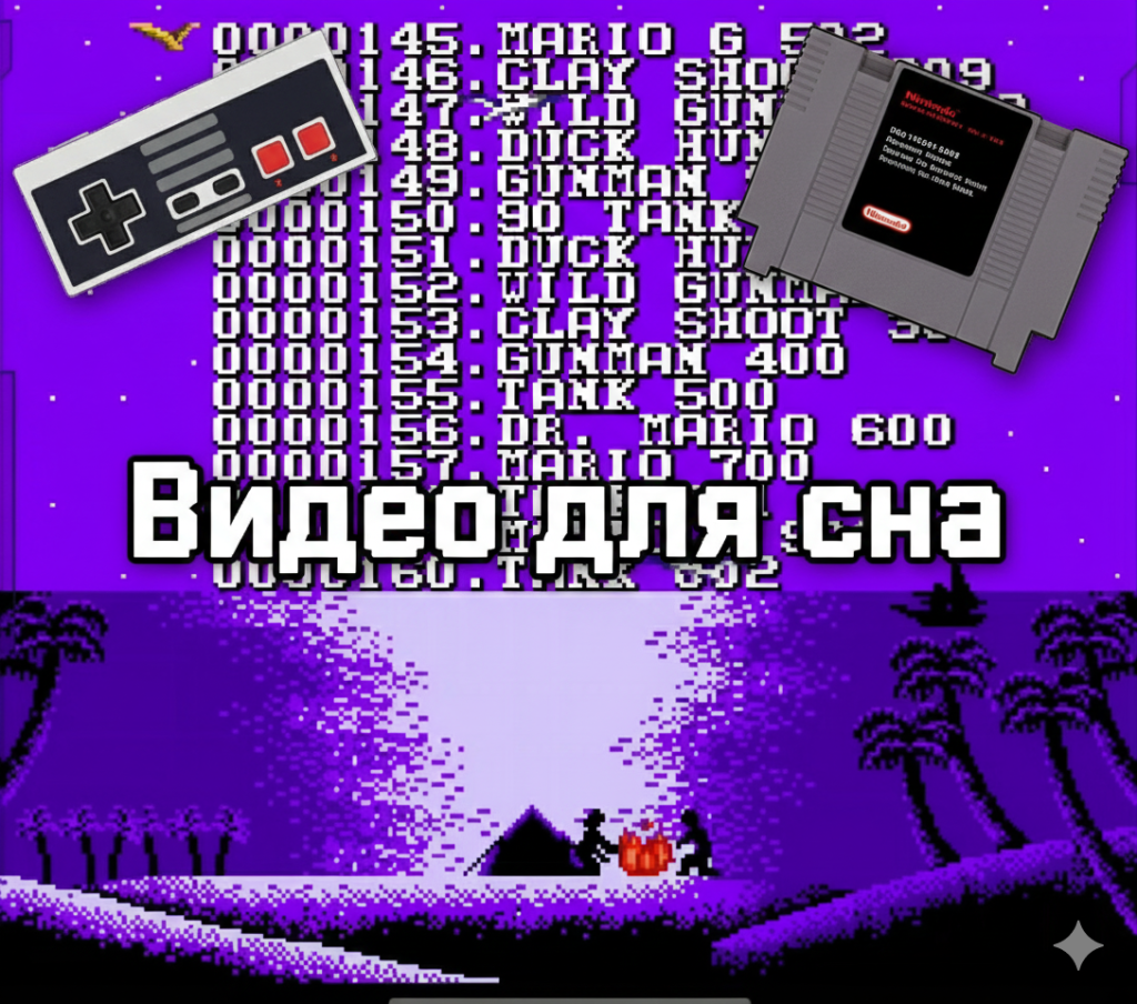 Видео для сна. Музыка с многоигровок Денди