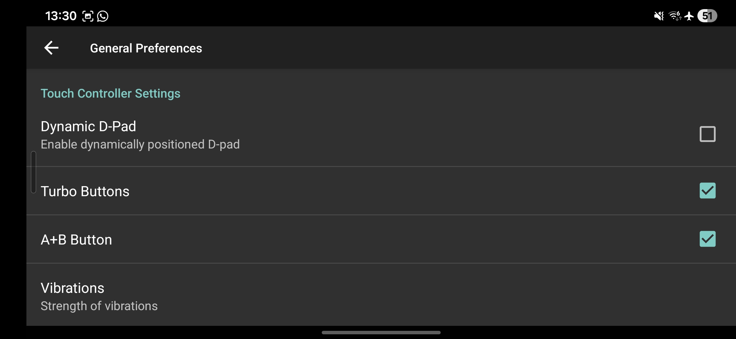 Эмулятор NES Nostalgia. Добавление турбокнопок опцией TURBO BUTTONS